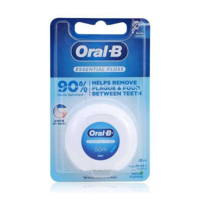 ORAL B ESSENTIAL FLOSS 50M MENTH